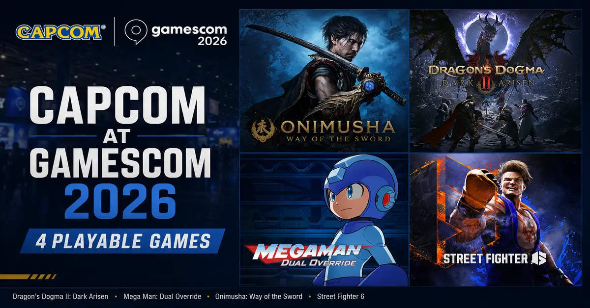 Capcom at gamescom 2026: These Games Are Included
